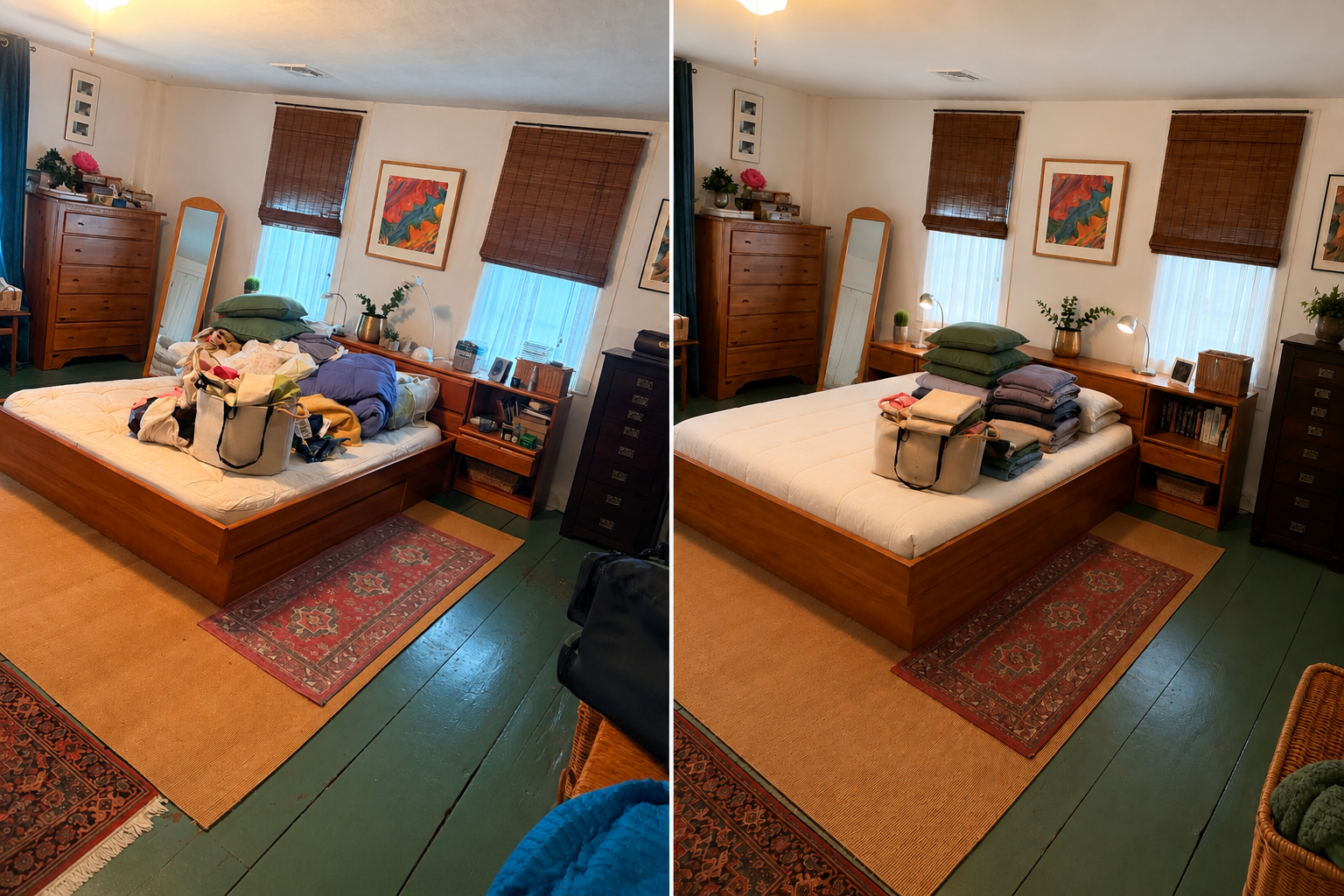 β¨ Bedroom Refresh β Before & After