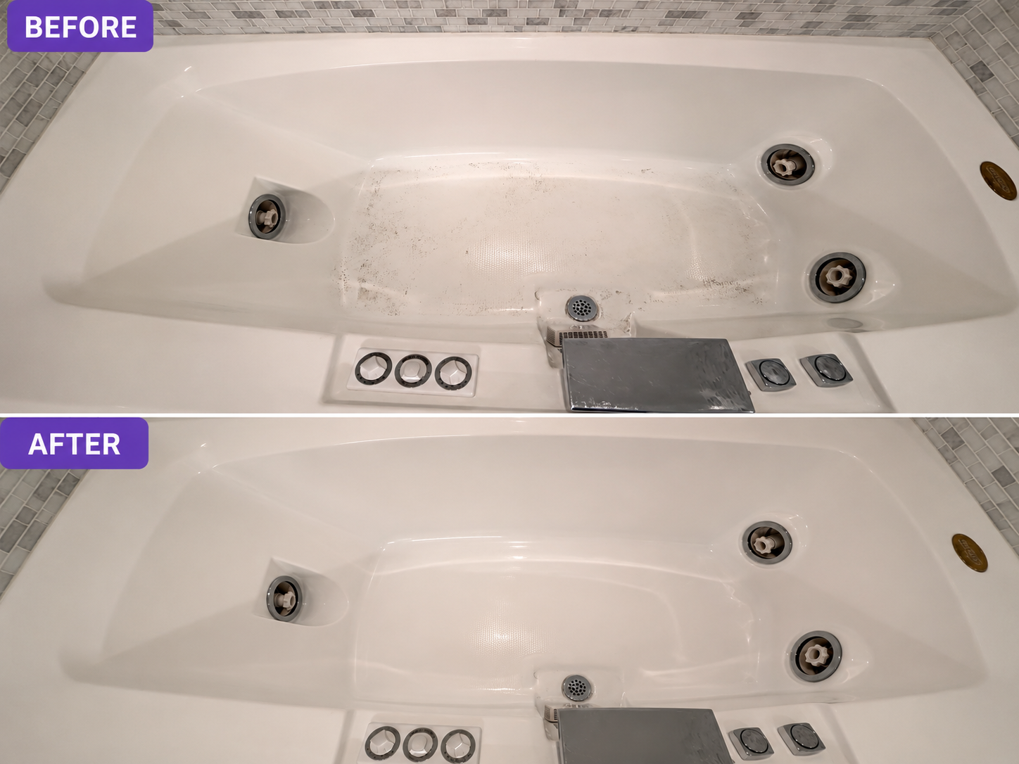 π Bathtub Transformation β Before & After